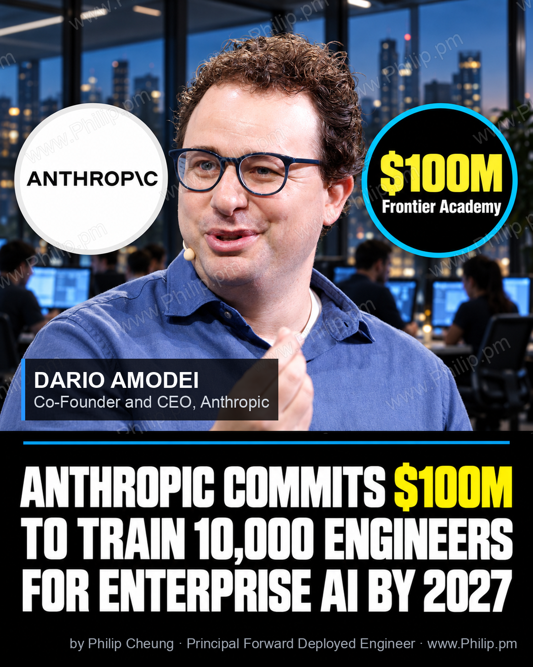 Anthropic commits $100 million to train 10,000 enterprise AI engineers by 2027